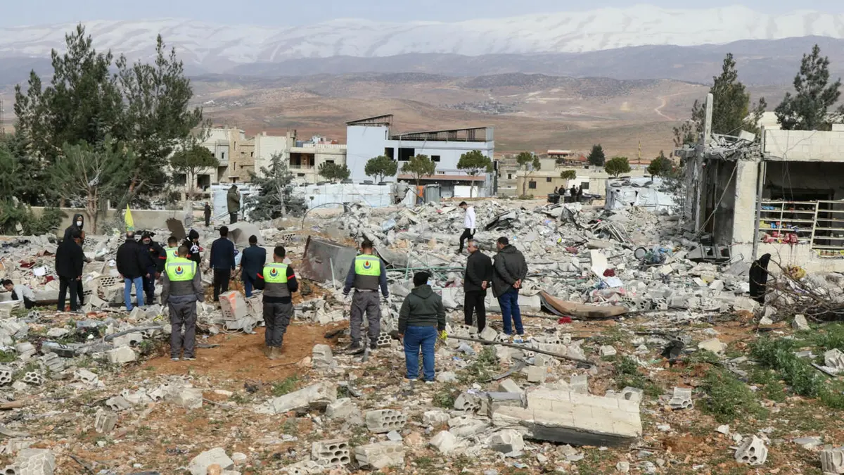 الجيش الإسرائيلي يصدر تحذيرات بالإخلاء إلى ست قرى في سهل البقاع بلبنان