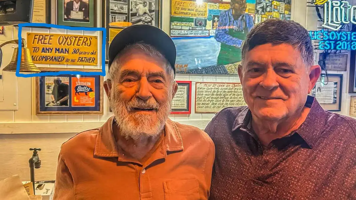 مطعم أمريكي يفي بوعد قديم ويقدم وجبة مجانية لثمانيني برفقة والده