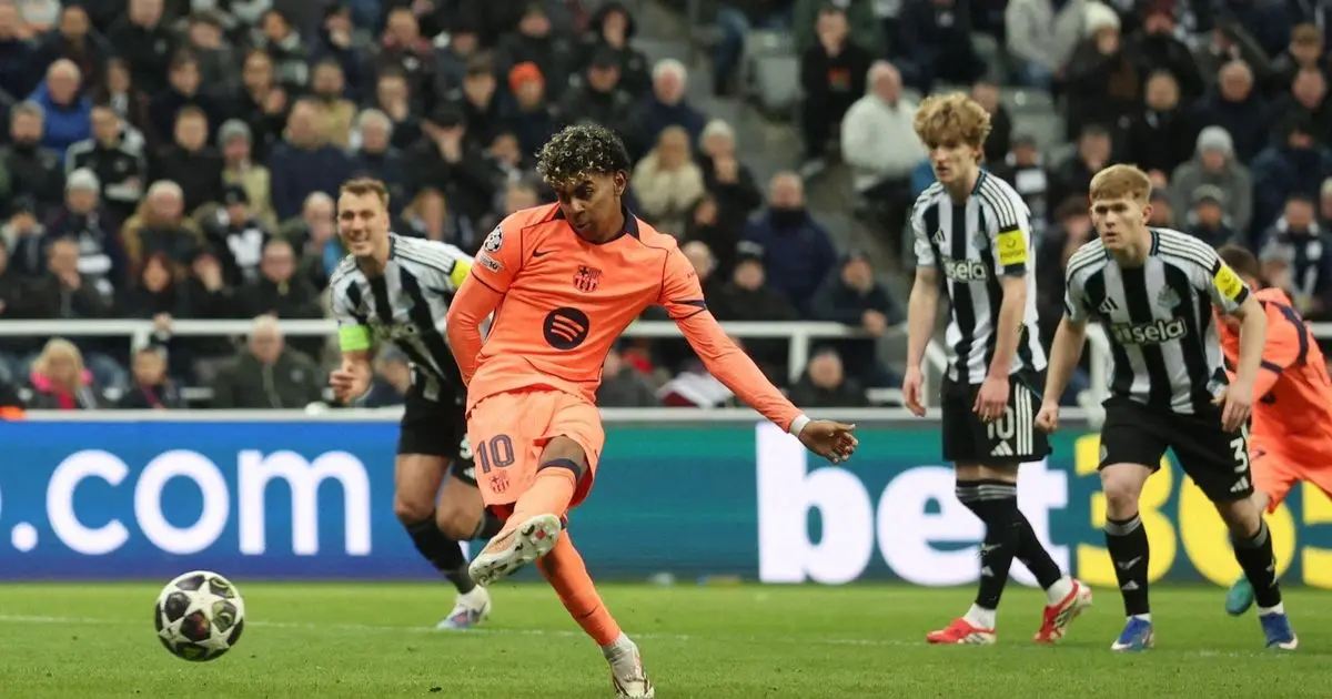 موعد مباراة برشلونة ونيوكاسل في دوري أبطال أوروبا