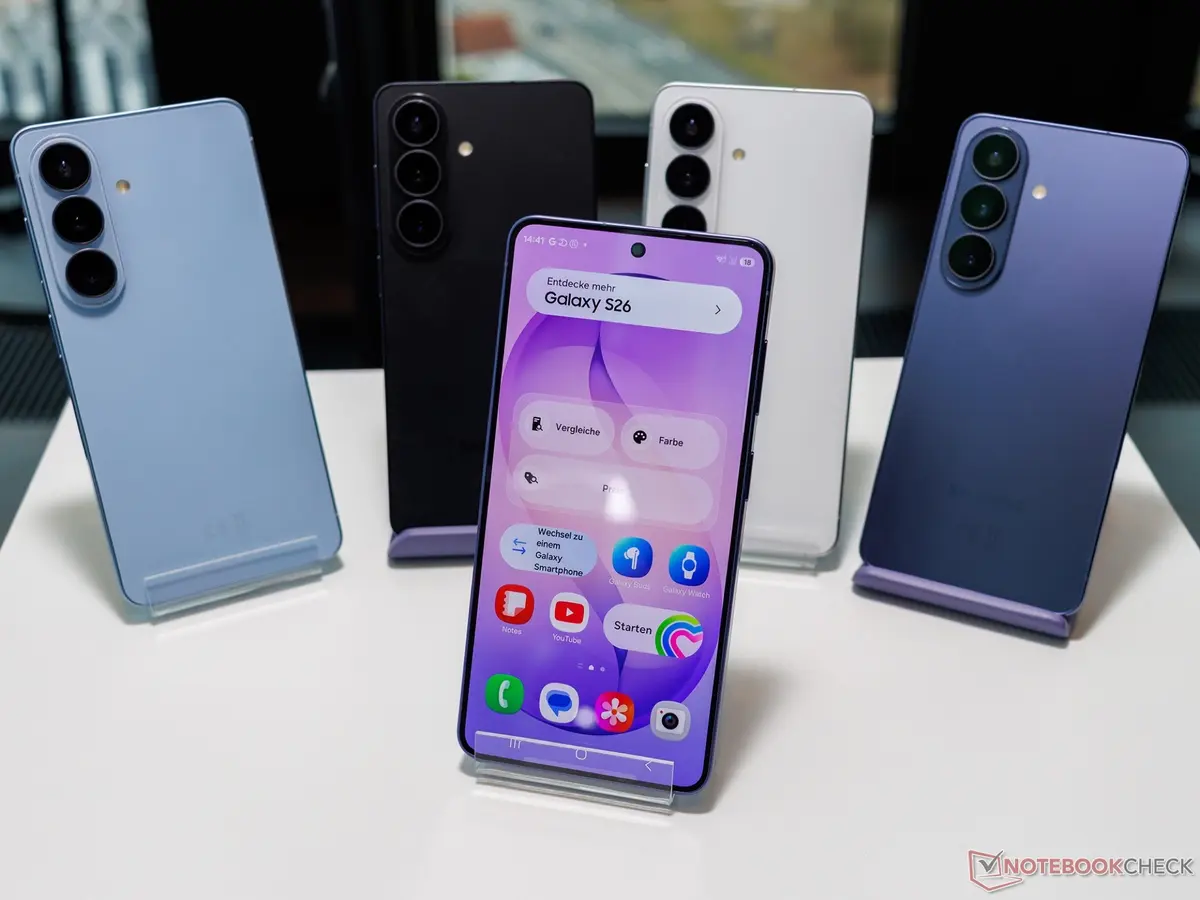 اختبار البطارية يكشف تفوق Snapdragon على Galaxy S26 بمعالج Exynos 2600