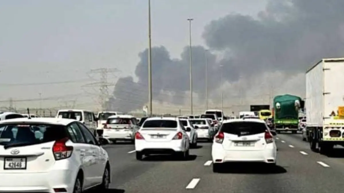 إصابة 4 أشخاص بسقوط شظايا على منازل جنوب دبي