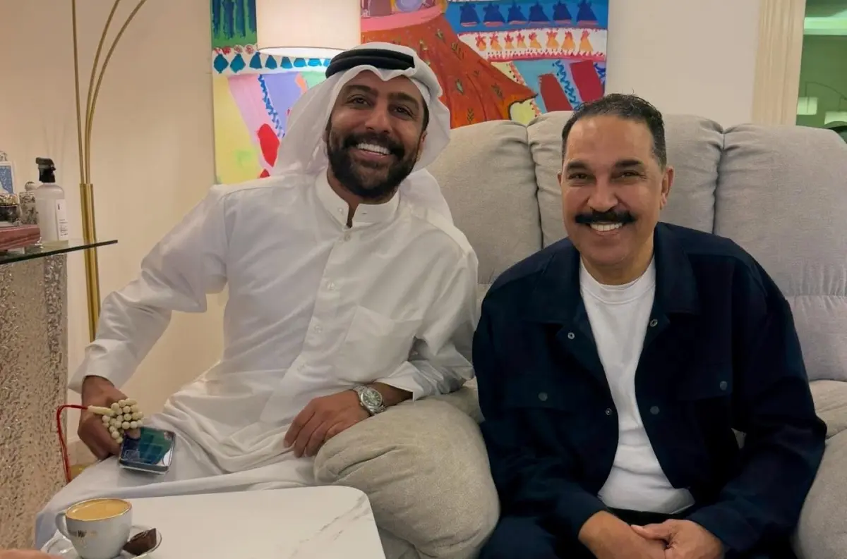 محمد صفر بأحدث صورة جمعته مع عبدالله الرويشد.. وهذا ما قاله