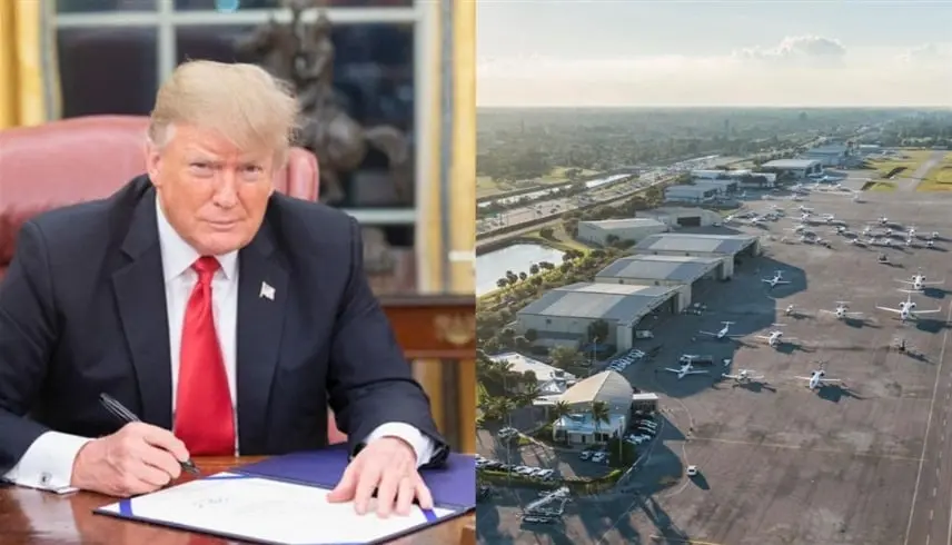 ولاية فلوريدا تطلق اسم ترامب على مطار بالم بيتش - موقع 24