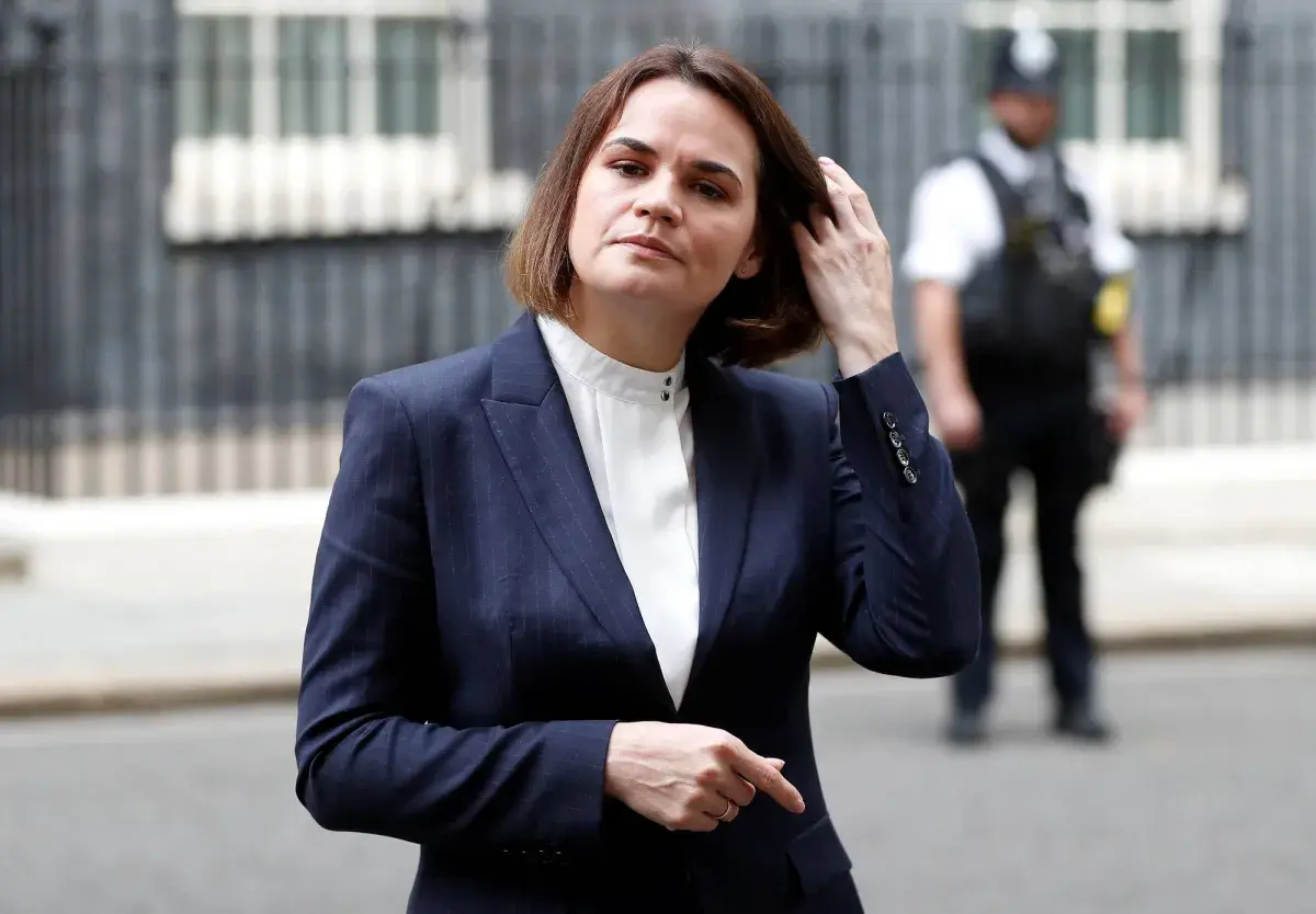 زعيمة المعارضة البيلاروسية تدعو إلى عدم تخفيف العقوبات على بلادها