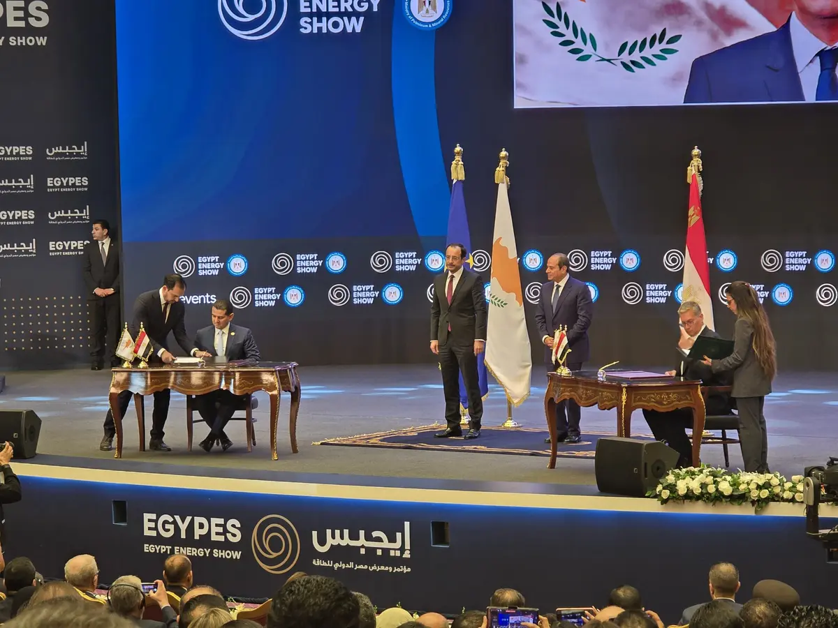 مصر وقبرص توقعان اتفاقية إطارية للتعاون في الغاز خلال فعاليات إيجبس 2026