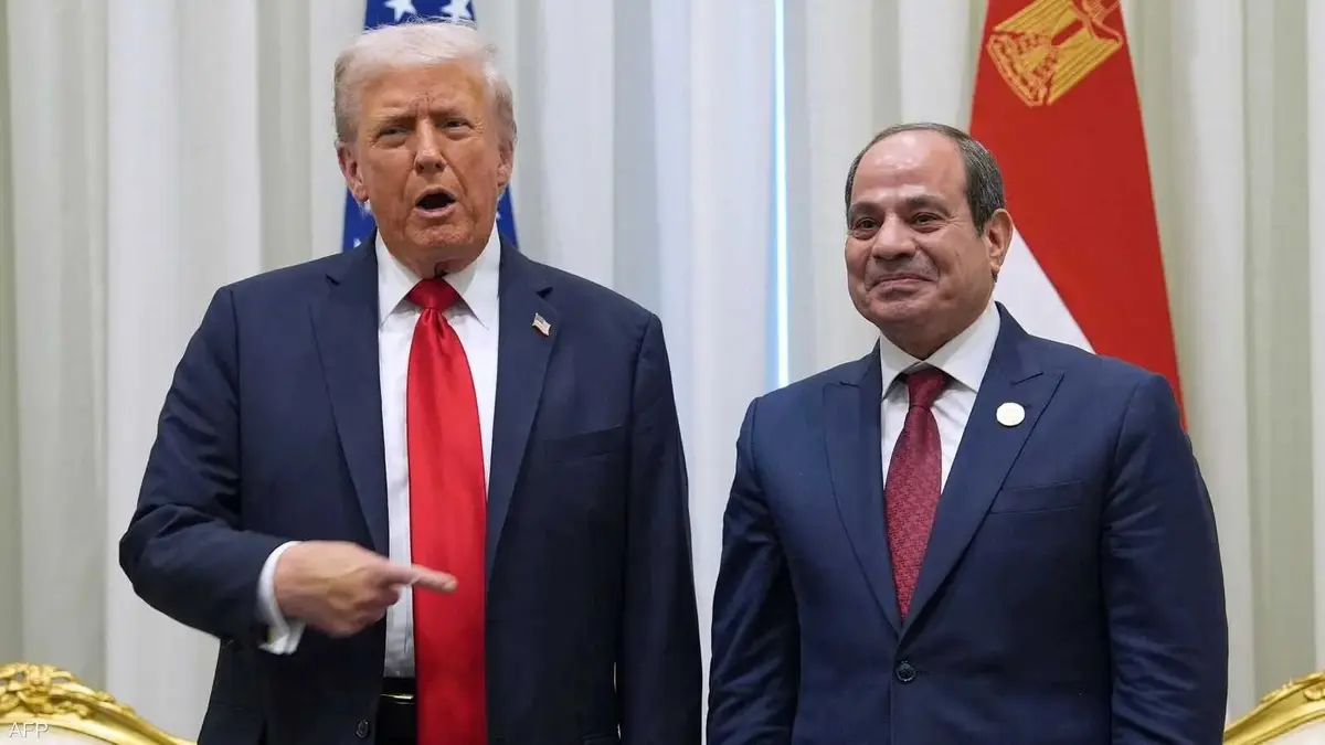 السيسي يوجه رسالة لترامب لوقف الحرب