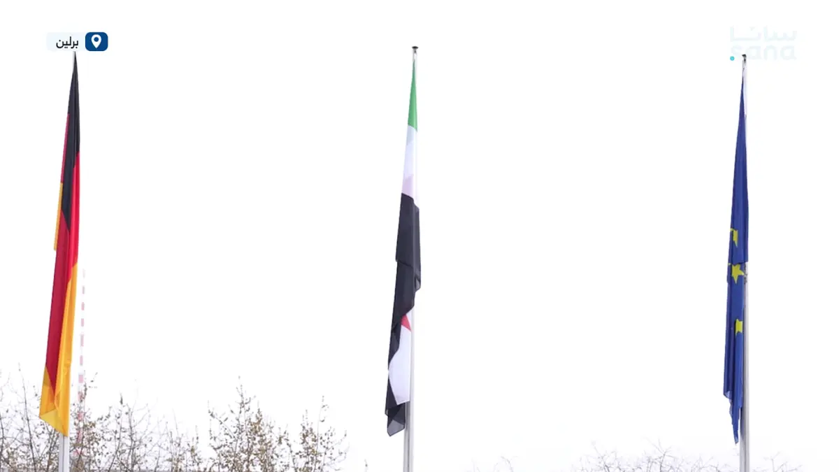 مشاهد من استقبال المستشار الألماني للرئيس الشرع في ديوان المستشارية الألمانية في برلين