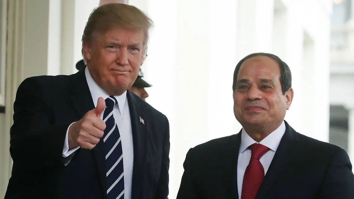 السيسي لترمب: أنت الوحيد القادر على إيقاف الحرب