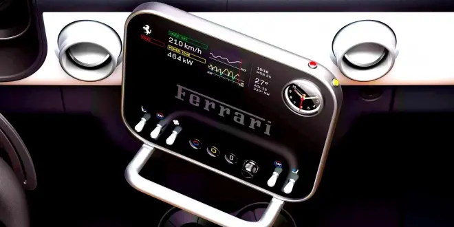 مصمم الآيفون يرفض وضع شاشات لمسية في أول سيارة فيراري كهربائية - سعودي شفت