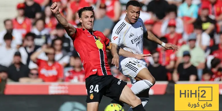 ترتيب الدوري الاسباني بعد نهاية لقاء ريال مدريد و مايوركا