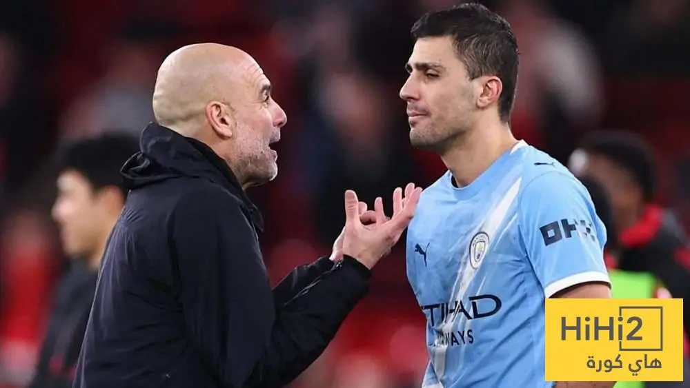 غوارديولا يفتح الباب أمام رحيل رودري إلى ريال مدريد