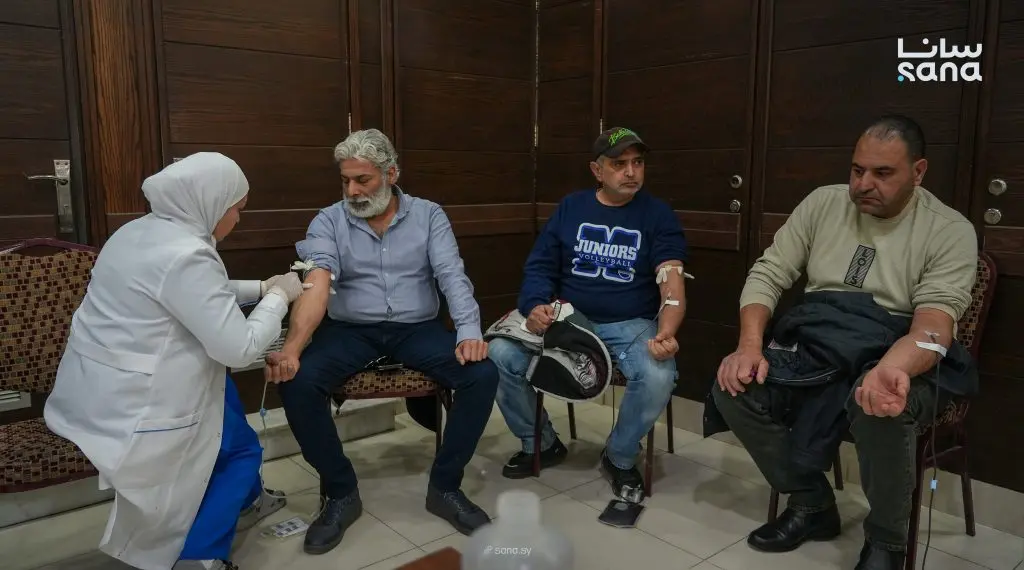 حملة تبرع بالدم في كنيسة الصليب المقدس بدمشق تجسّد روح التضامن وتدعم المرضى