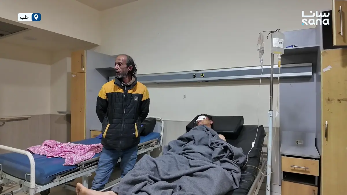 إصابة خمسة أطفال جراء انفجار لغم من مخلفات النظام البائد في حي جمعية الزهراء بمدينة حلب