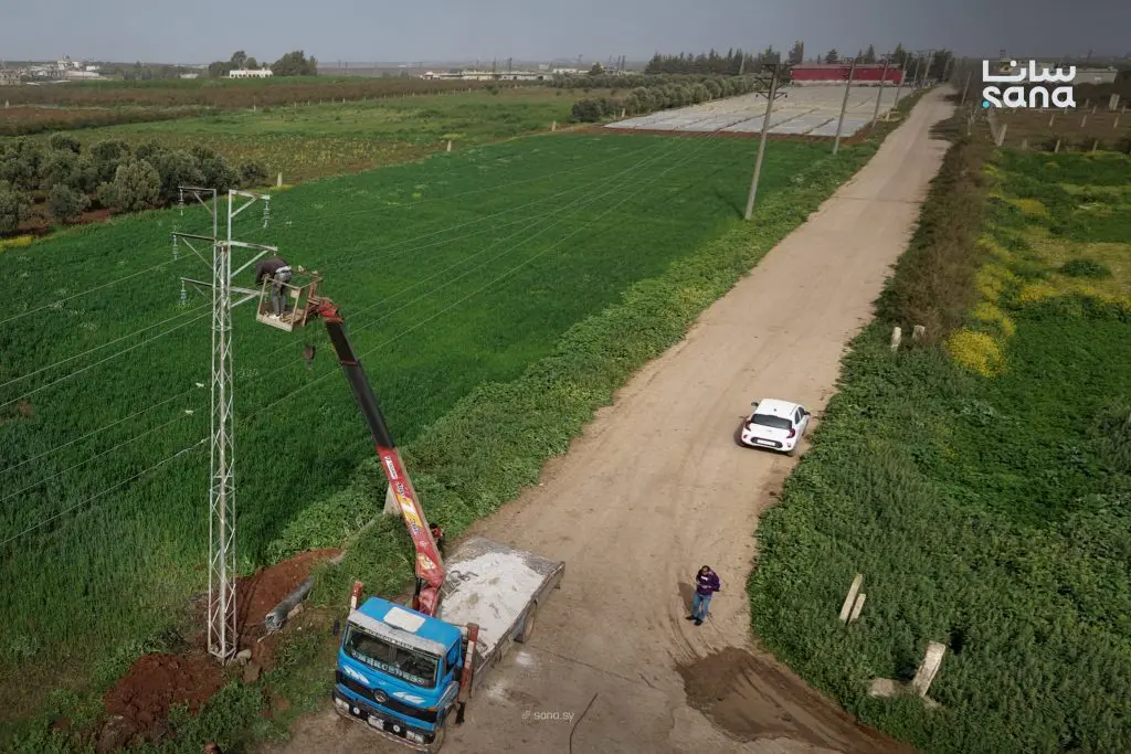 استئناف ضخ المياه إلى مدينة درعا وريفها بعد إصلاح عطل كهربائي